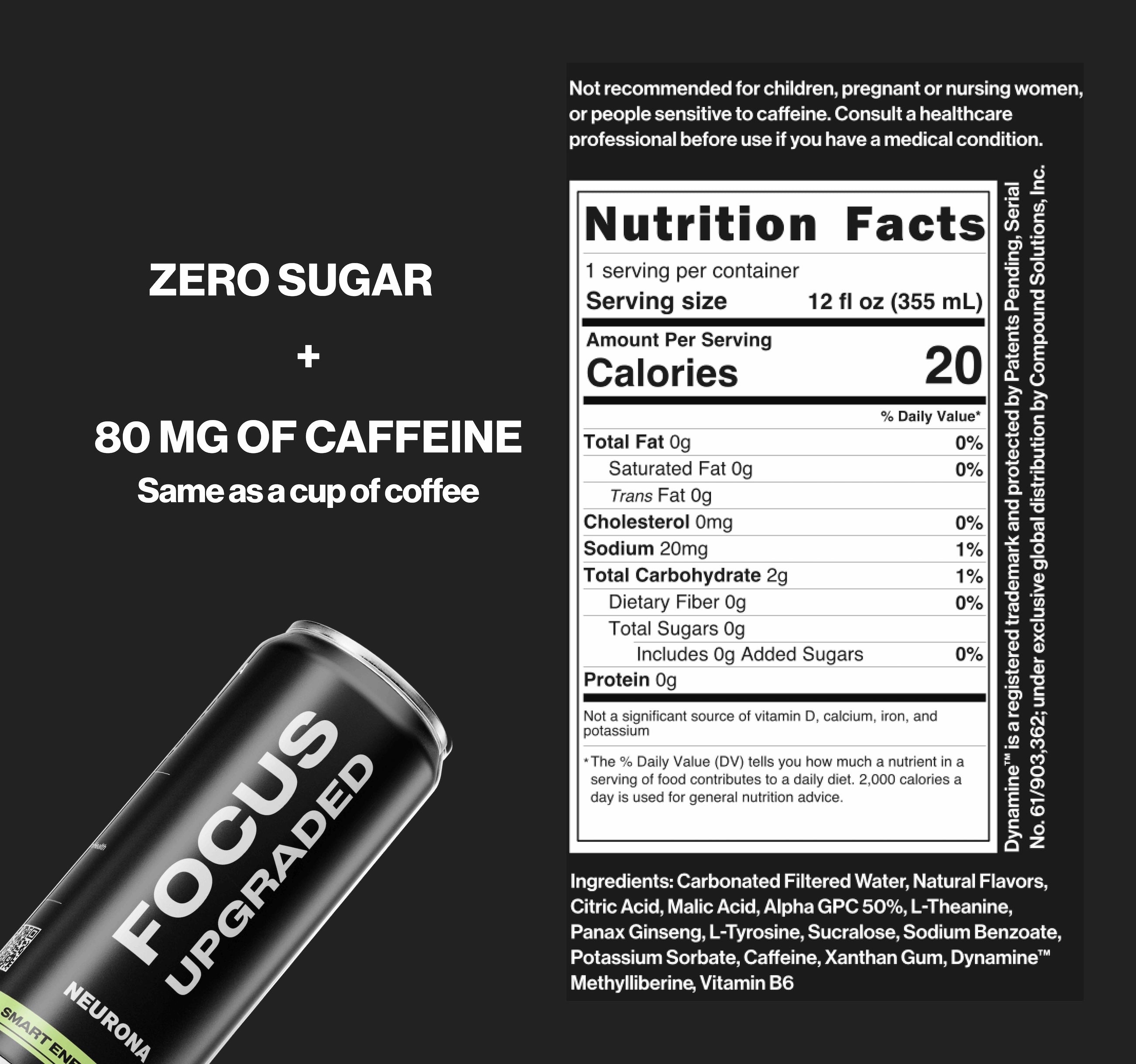 NEURONA Focus Energy Drink 12-Pack