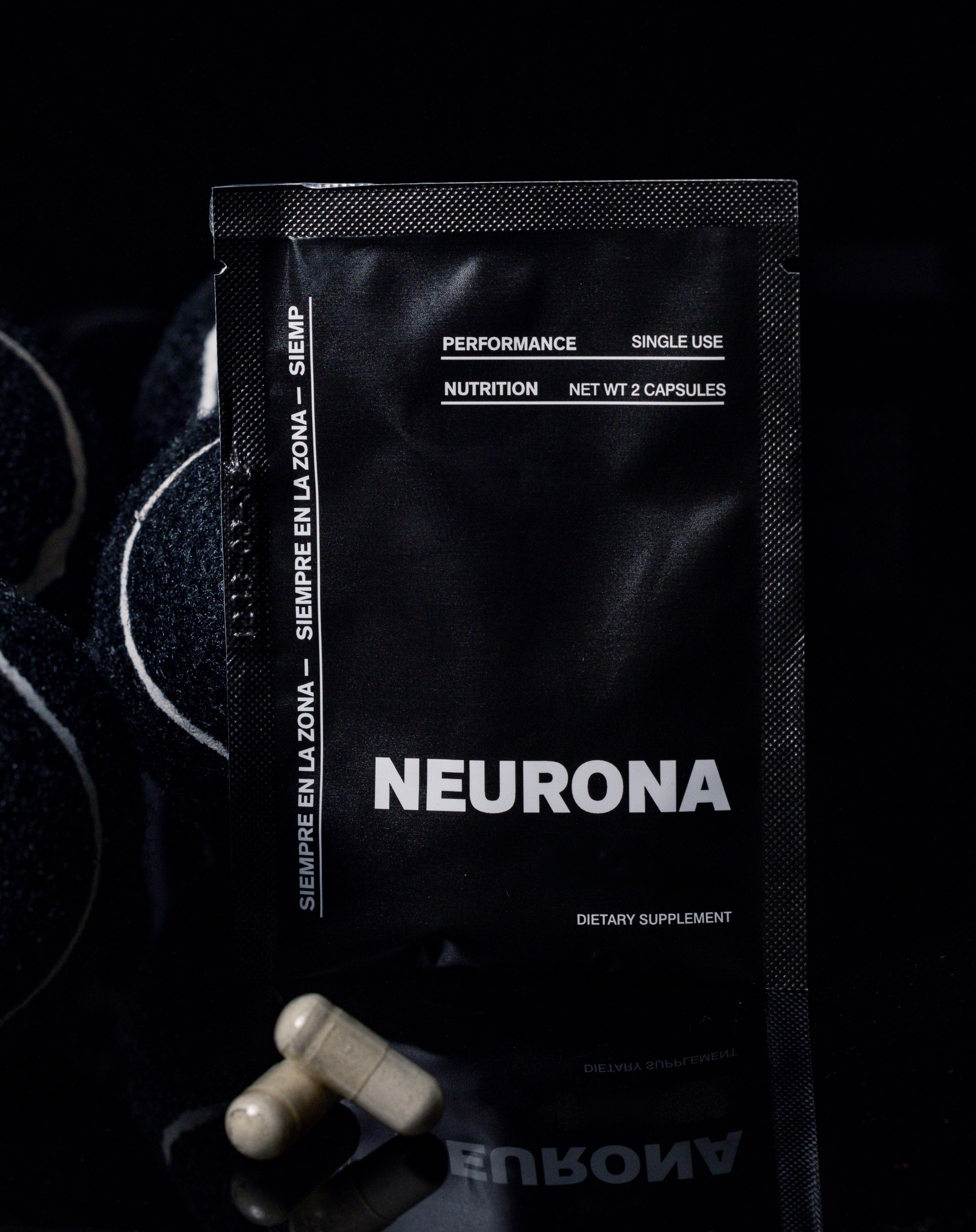 Neurona supplement sachet with 2 capsules
